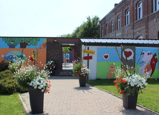 Entrée école privée Ste Jeanne d'Arc