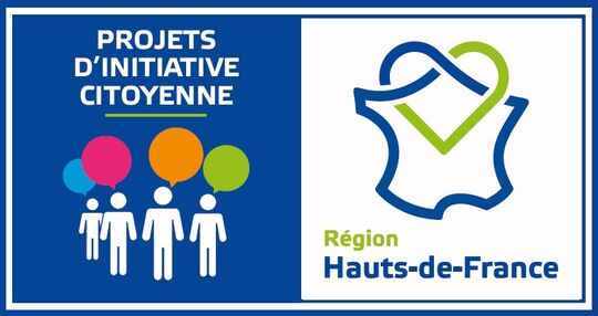 Logo projets d'initiative citoyenne  Région Hauts-de-France